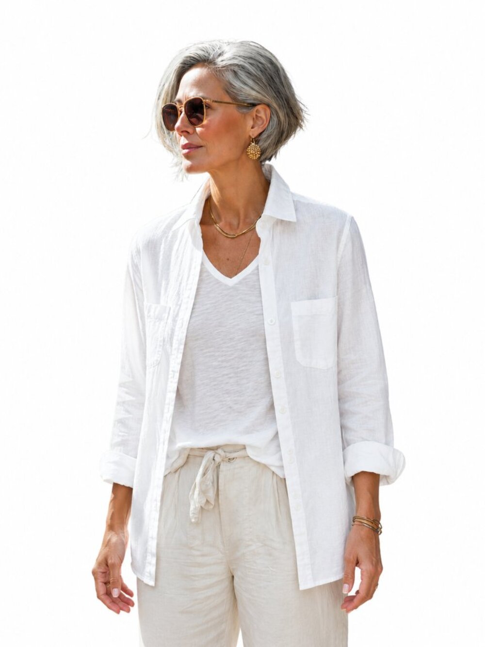 Pure linen heavy weight shirt or jacket, by Inspired Style